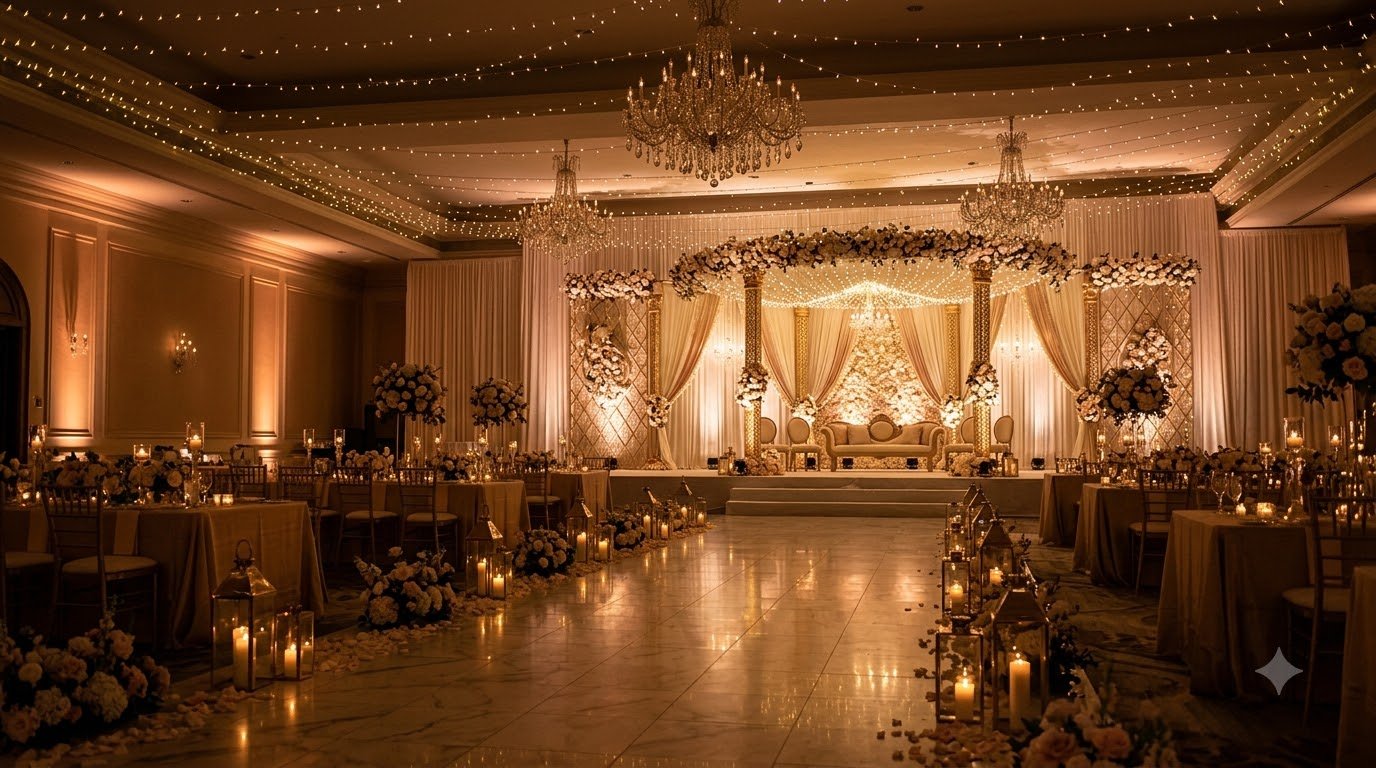 Wedding lighting design